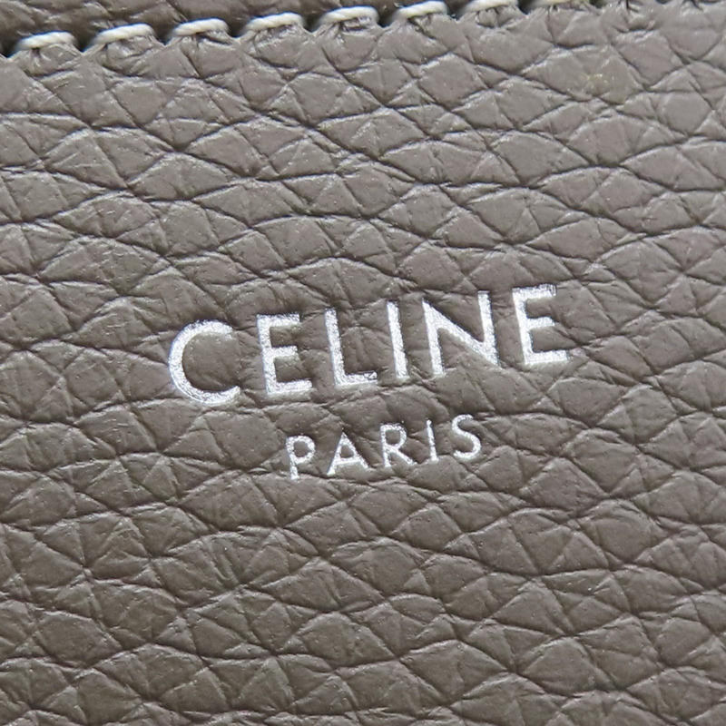 灰色牛皮 Micro Laggage 手提包【CELINE 賽琳】-7