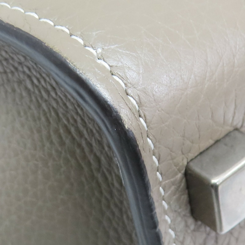 灰色牛皮 Micro Laggage 手提包【CELINE 賽琳】-13