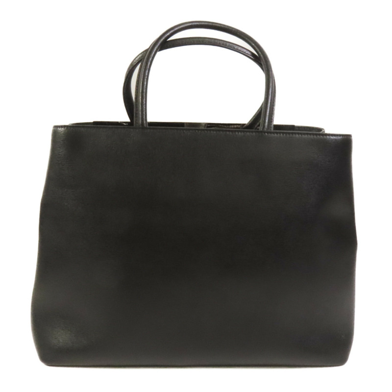 FENDI 牛皮皮革2 Jours Monster銀扣手挽肩背兩用袋-1