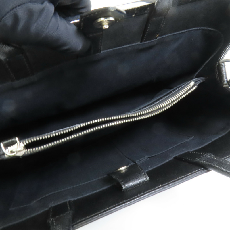 FENDI 牛皮皮革2 Jours Monster銀扣手挽肩背兩用袋-6