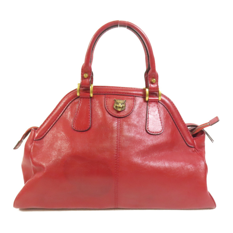 GUCCI 牛皮皮革Belle金扣手挽肩背兩用袋-1