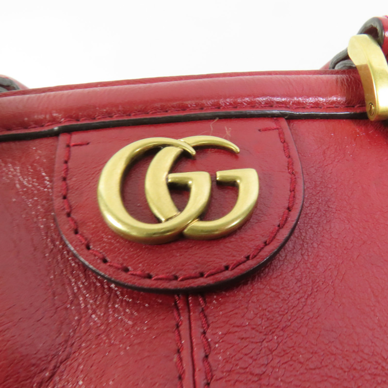 GUCCI 牛皮皮革Belle金扣手挽肩背兩用袋-7