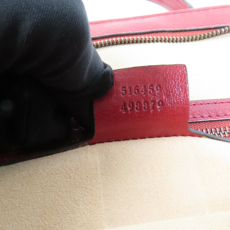 GUCCI 牛皮皮革Belle金扣手挽肩背兩用袋-10