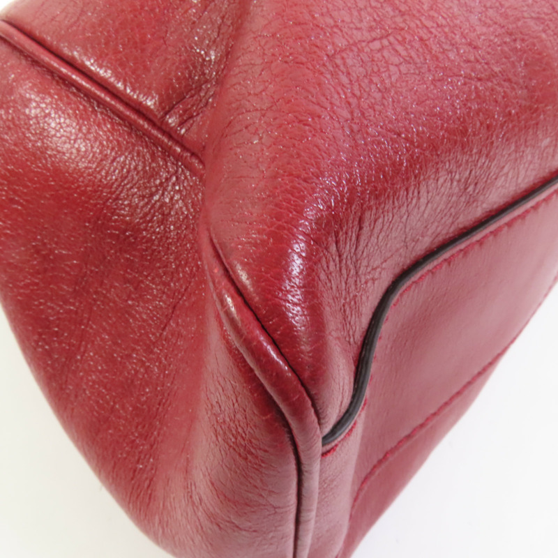 GUCCI 牛皮皮革Belle金扣手挽肩背兩用袋-13