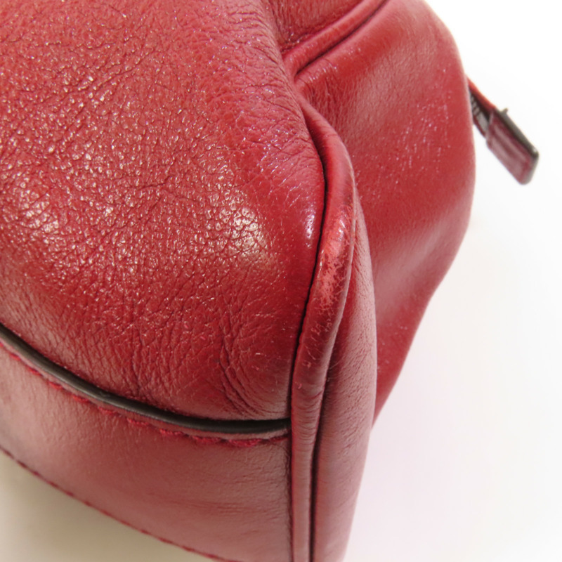 GUCCI 牛皮皮革Belle金扣手挽肩背兩用袋-16