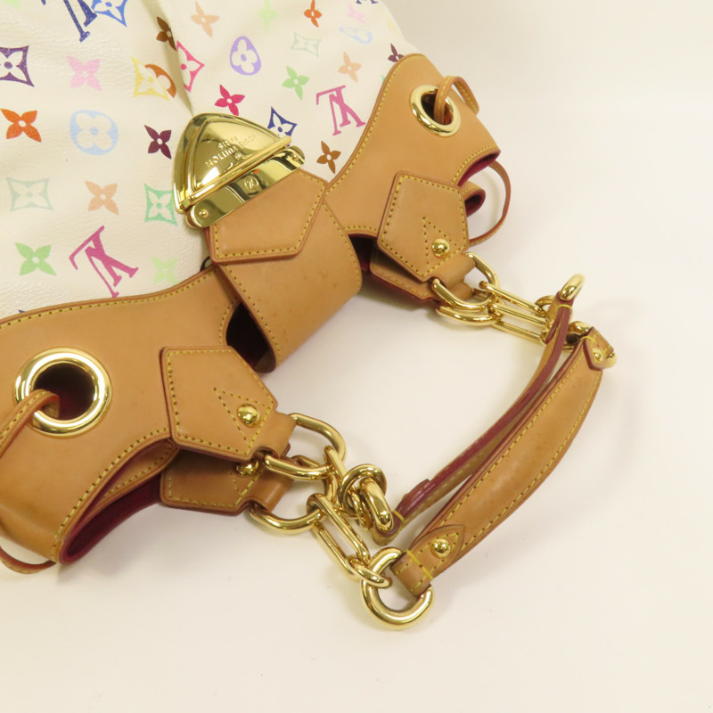 LOUIS VUITTON Monogram Multicolore Ursula金扣手挽袋-5