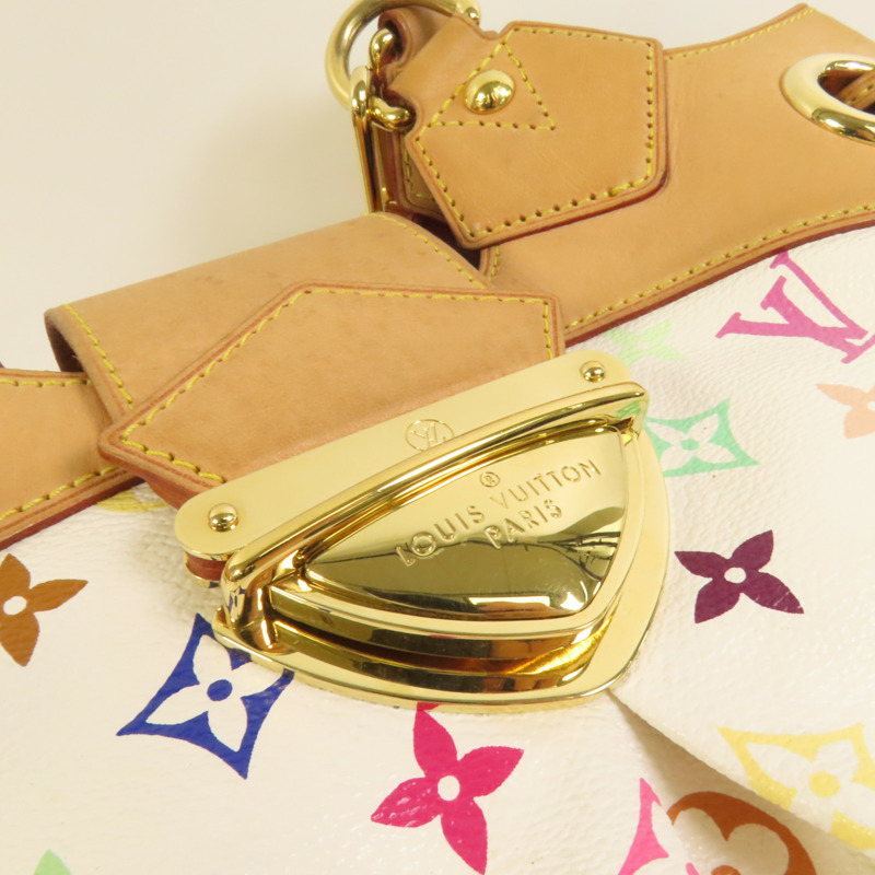 LOUIS VUITTON Monogram Multicolore Ursula金扣手挽袋-8
