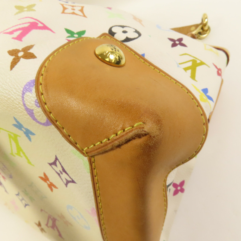 LOUIS VUITTON Monogram Multicolore Ursula金扣手挽袋-12