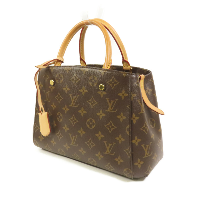 LOUIS VUITTON Monogram Montaigne BB金扣手挽肩背兩用袋-2