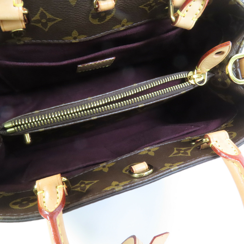 LOUIS VUITTON Monogram Montaigne BB金扣手挽肩背兩用袋-5