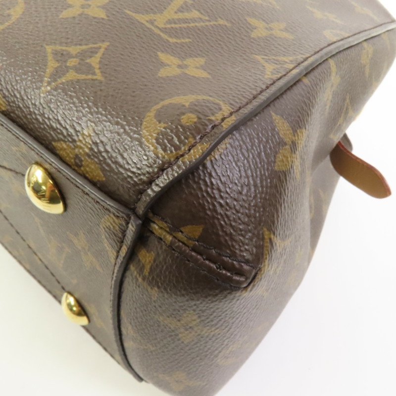 LOUIS VUITTON Monogram Montaigne BB金扣手挽肩背兩用袋-12
