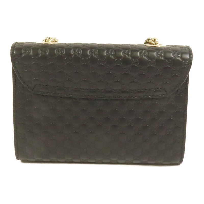 GUCCI 牛皮皮革Mini Emily金扣鏈帶肩背袋-1