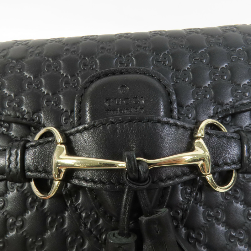 GUCCI 牛皮皮革Mini Emily金扣鏈帶肩背袋-6