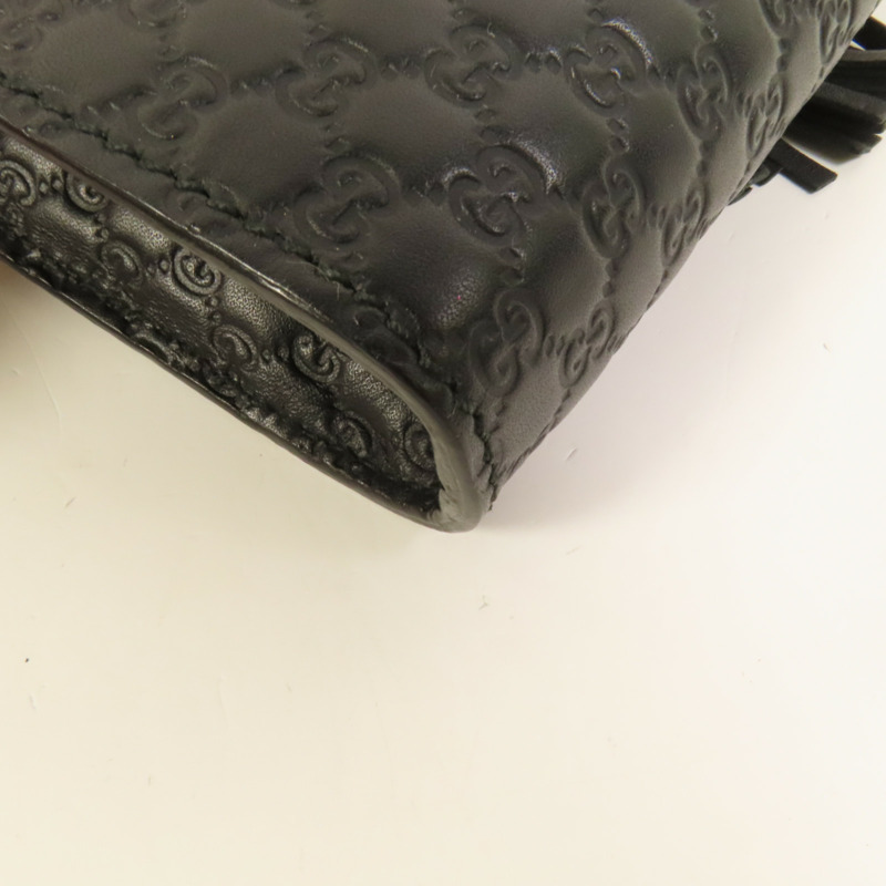 GUCCI 牛皮皮革Mini Emily金扣鏈帶肩背袋-11