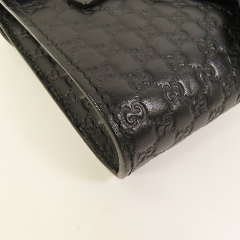 GUCCI 牛皮皮革Mini Emily金扣鏈帶肩背袋-12