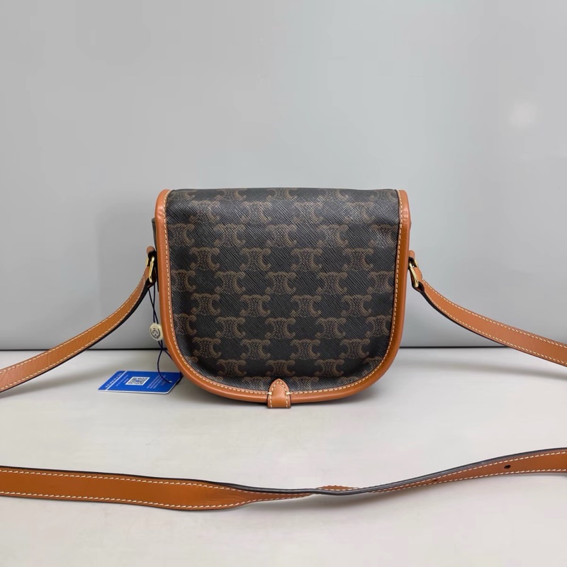 🈶購證 #Lisa及各大明星同款 #全網最低💰 Celine老花凱旋門FOLCO馬鞍包-11