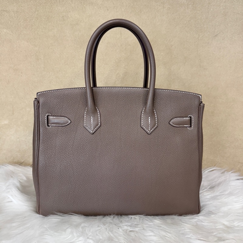Hermes Birkin30 18大象灰金釦Togo皮 大全配-1