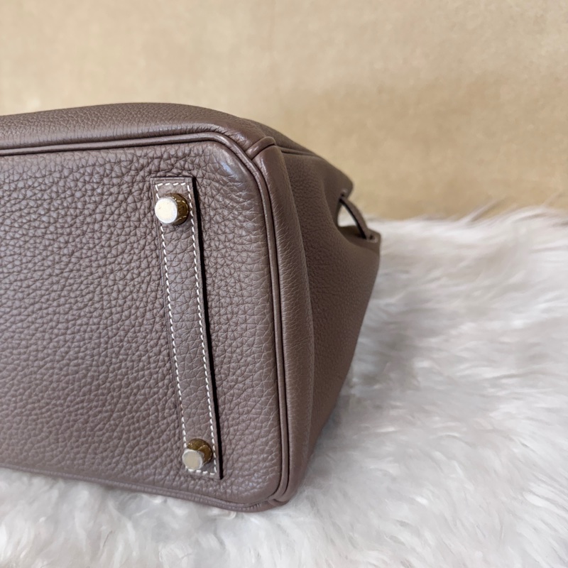 Hermes Birkin30 18大象灰金釦Togo皮 大全配-6