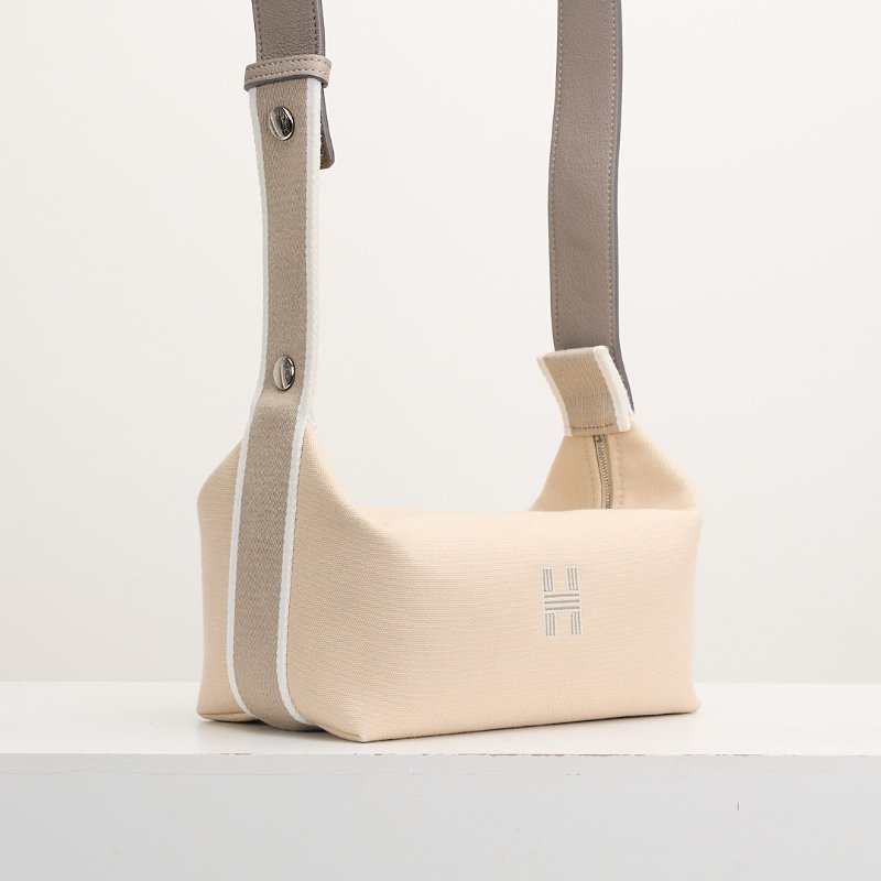 二手Hermès Bride a Brac PM小號便當包/米白色-3