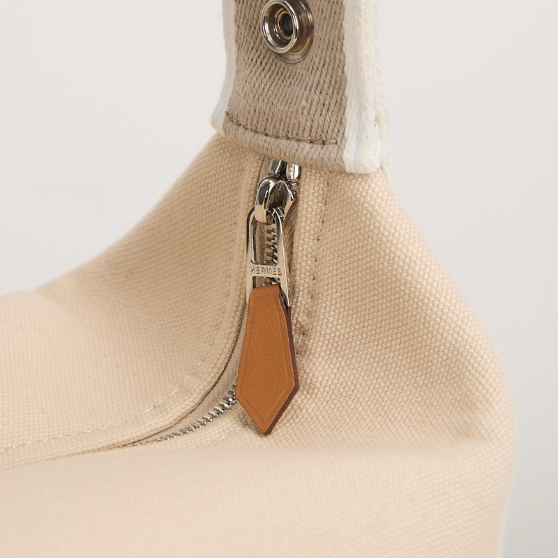 二手Hermès Bride a Brac PM小號便當包/米白色-10