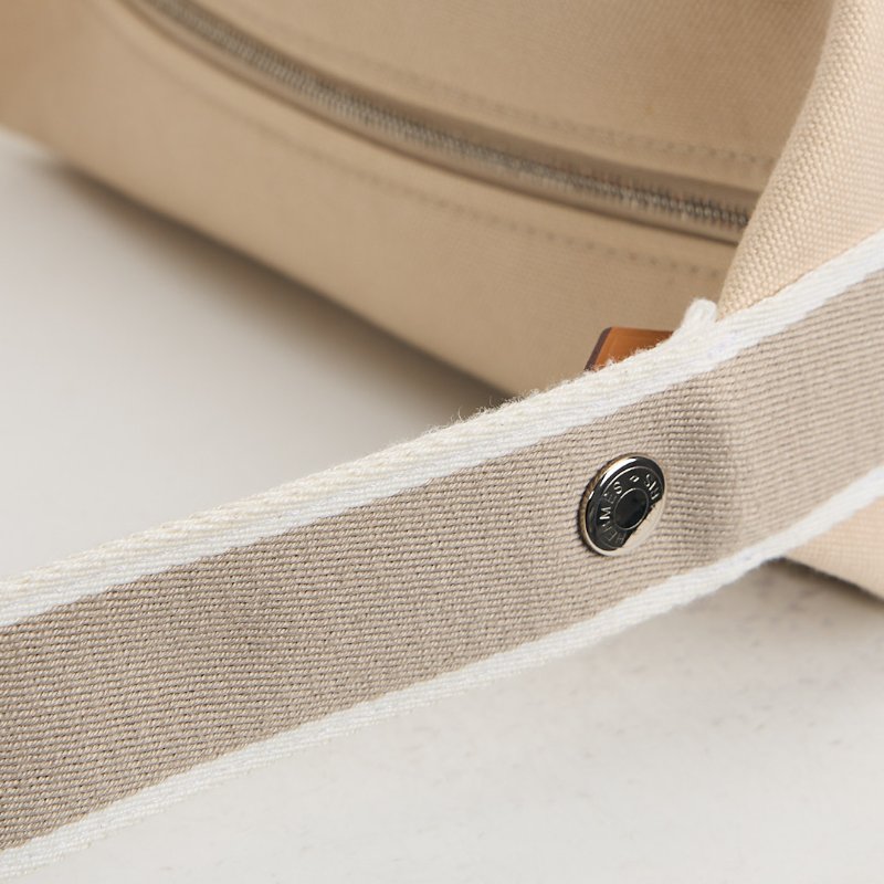 二手Hermès Bride a Brac PM小號便當包/米白色-17