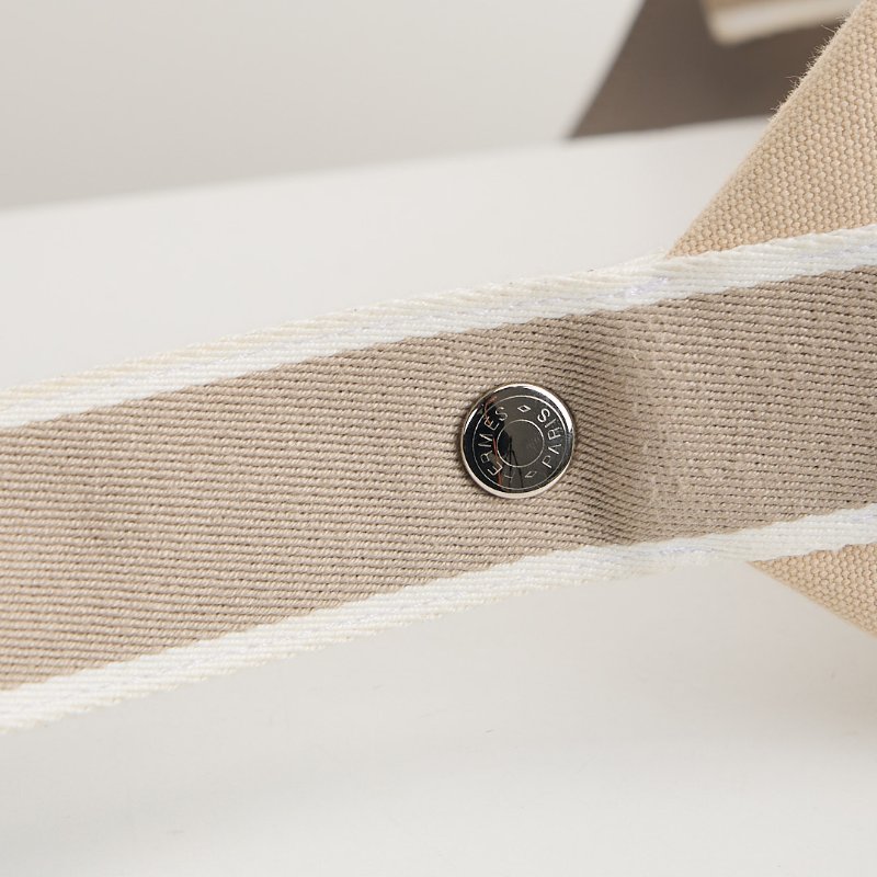 二手Hermès Bride a Brac PM小號便當包/米白色-18