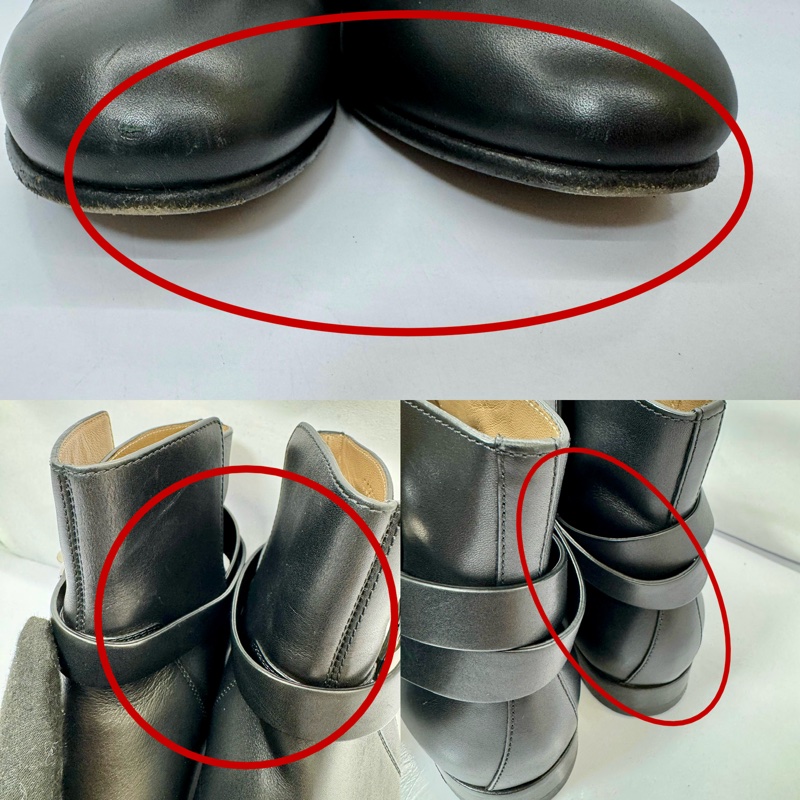 HERMES 愛馬仕 Neo 系列黑色皮革踝靴-9
