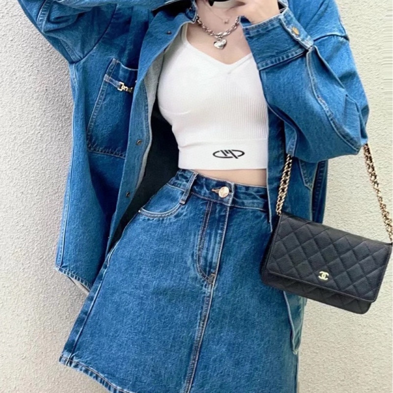 【99新閒置全套帶票🆕】Chanel 芯片 黑金荔枝皮woc 發財包手提包 斜挎包 單肩包-7