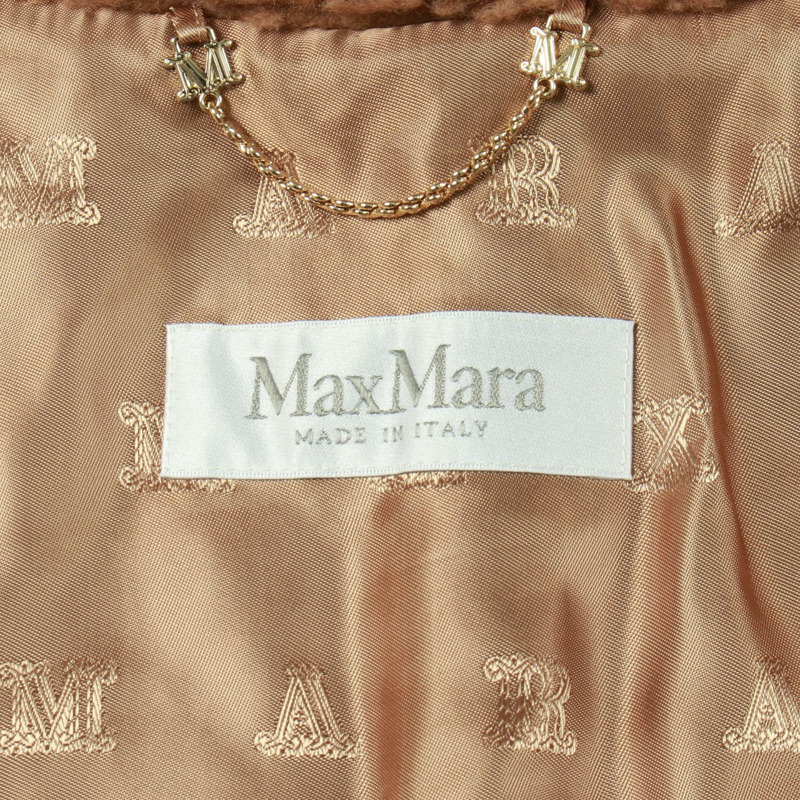 MAX MARA TEBE 泰迪熊披肩斗篷 駝色 二手 女款-2