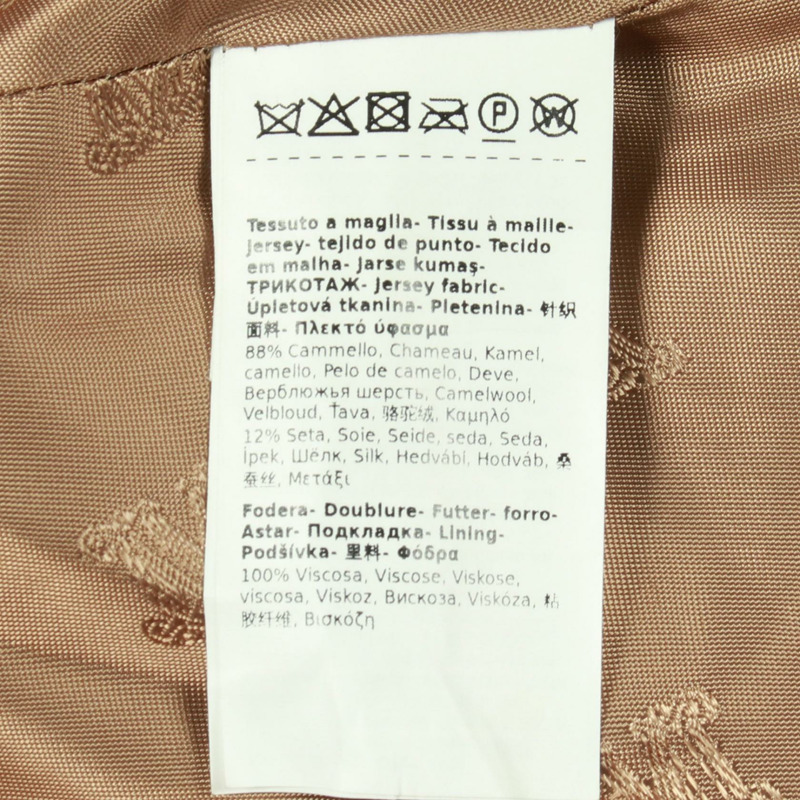 MAX MARA TEBE 泰迪熊披肩斗篷 駝色 二手 女款-3