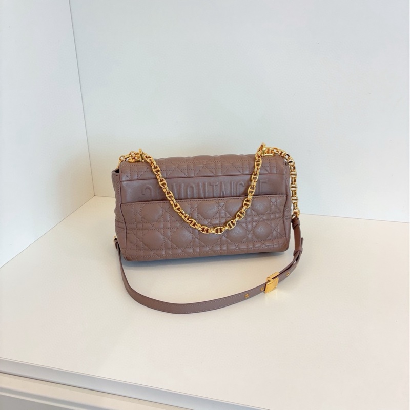 【98新🆕】Dior Caro蒙田鏈條包 經典藤格紋荔枝皮 中號 手提包 單肩包-2