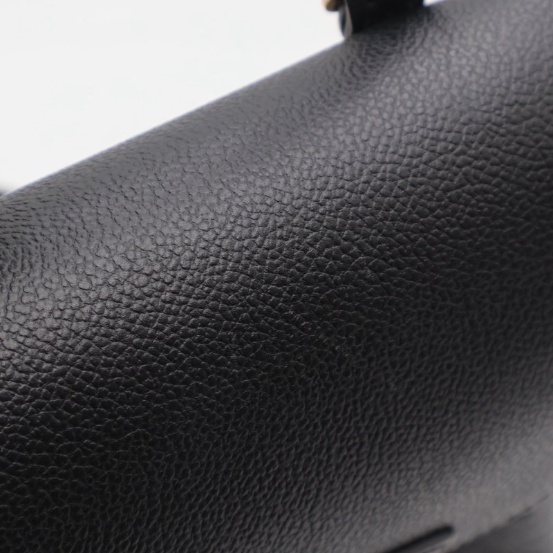 LOUIS VUITTON Montsouris壓紋牛皮後背包 - 黑-9