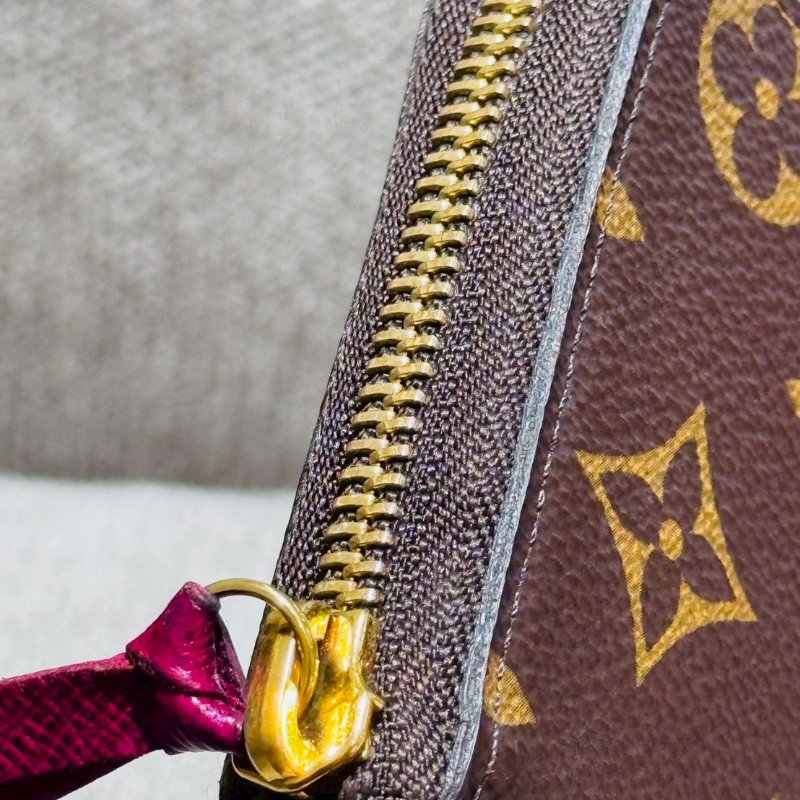 Louis Vuitton  經典桃紅長夾-4