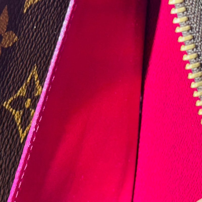 Louis Vuitton  經典桃紅長夾-8