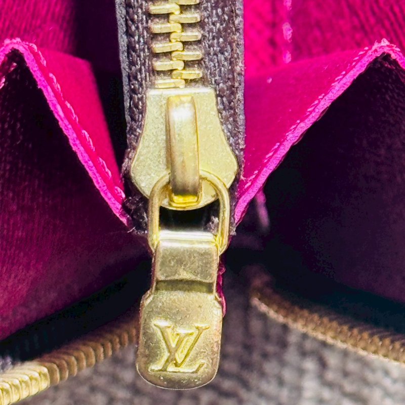 Louis Vuitton  經典桃紅長夾-11