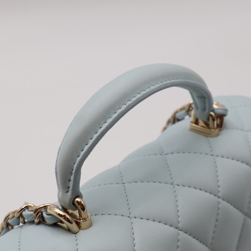 CHANEL 21K Handle mini CF20 - 寶寶藍-5