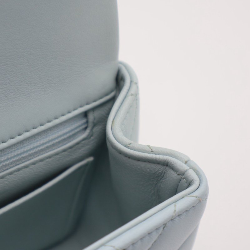 CHANEL 21K Handle mini CF20 - 寶寶藍-7