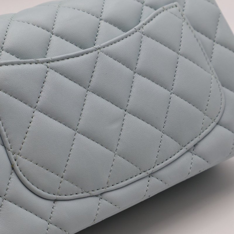 CHANEL 21K Handle mini CF20 - 寶寶藍-8