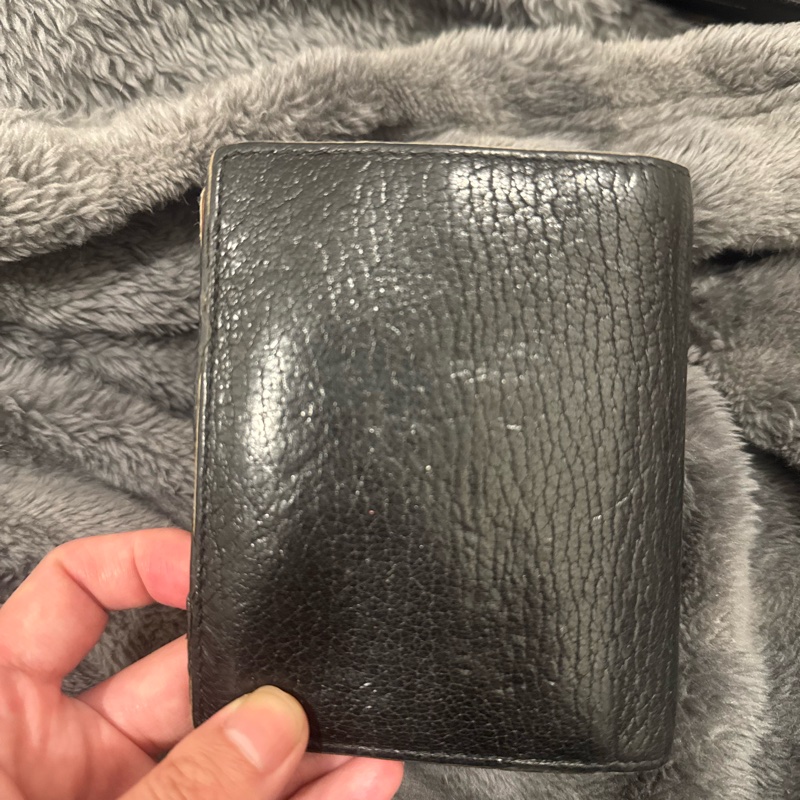 MiuMiu黑粉糖果色短夾-5