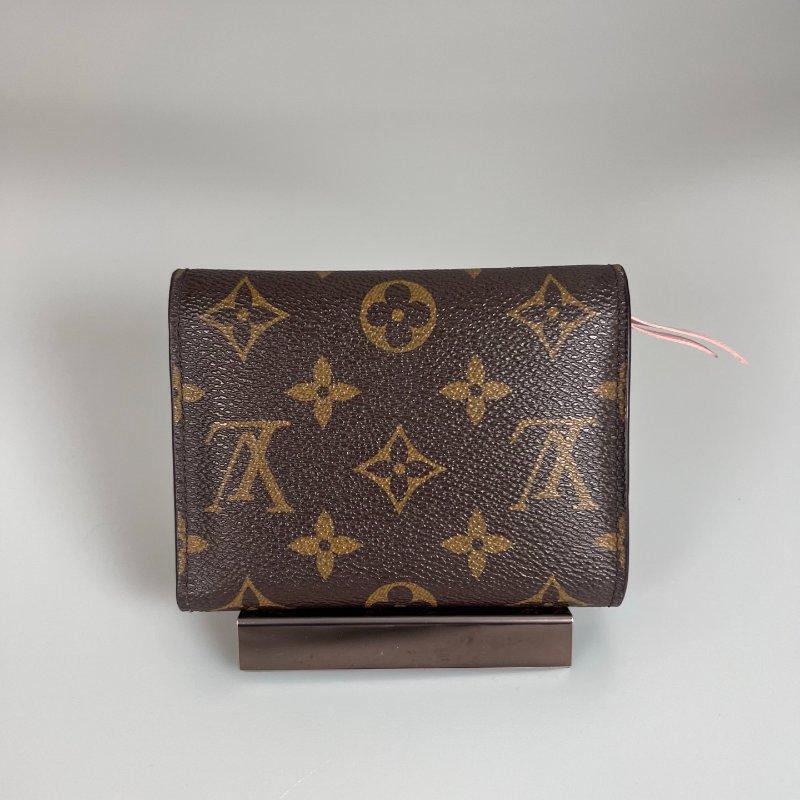 LV M62360  老花粉紅Victorine短夾-1