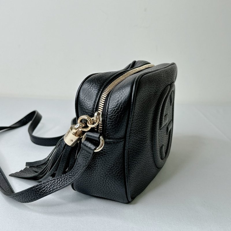 GUCCI SOHO牛皮流蘇相機包-3