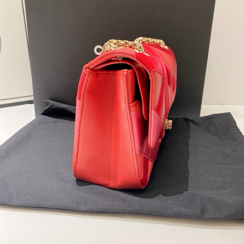 Chanel香奈兒限量款2.55小號，24開 獨特拼接設計  尺寸：24*16 附件:塵袋 卡-2