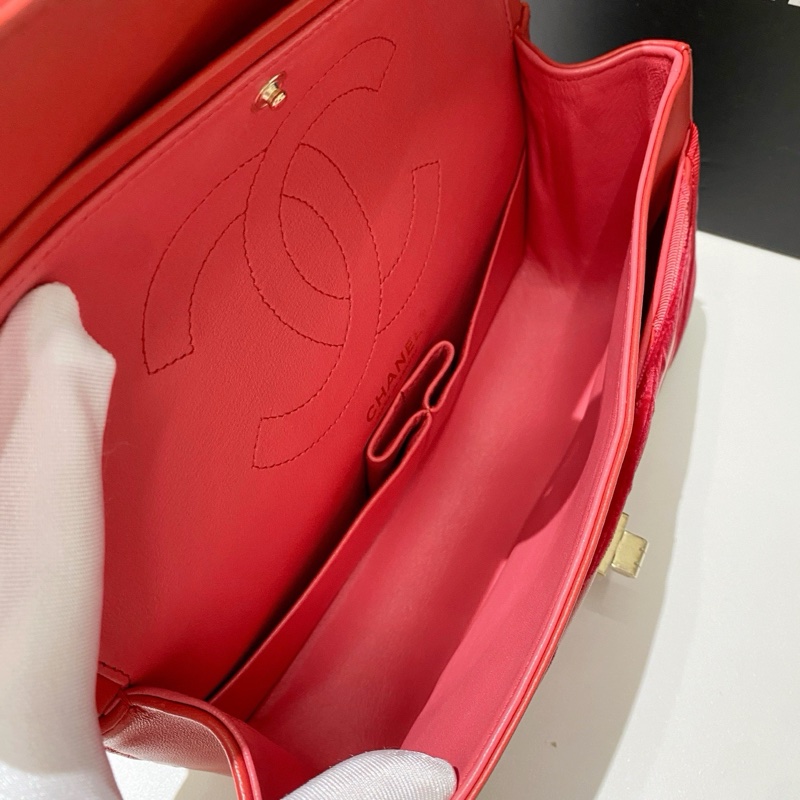 Chanel香奈兒限量款2.55小號，24開 獨特拼接設計  尺寸：24*16 附件:塵袋 卡-7