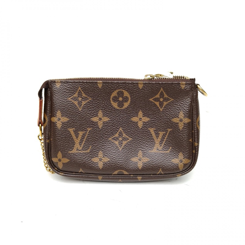 LOUIS VUITTON PochetteAccessoiresMini小麻將包老花PVC2021-2