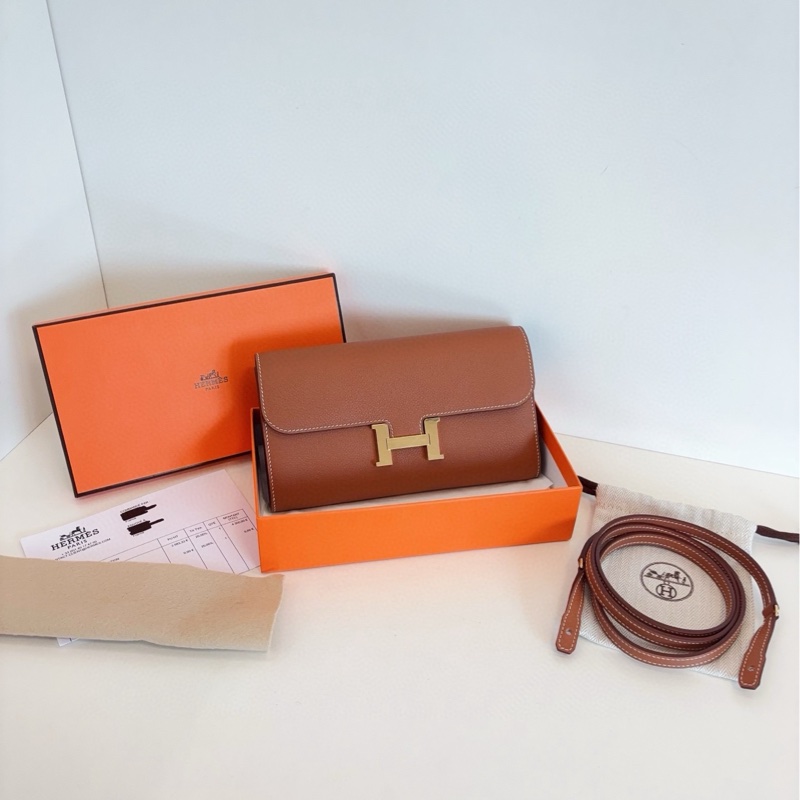 【閒置全套🆕】Hermes Constance togo 金棕色金扣 ec皮 Z刻 愛馬仕頂流小包斜挎包-0