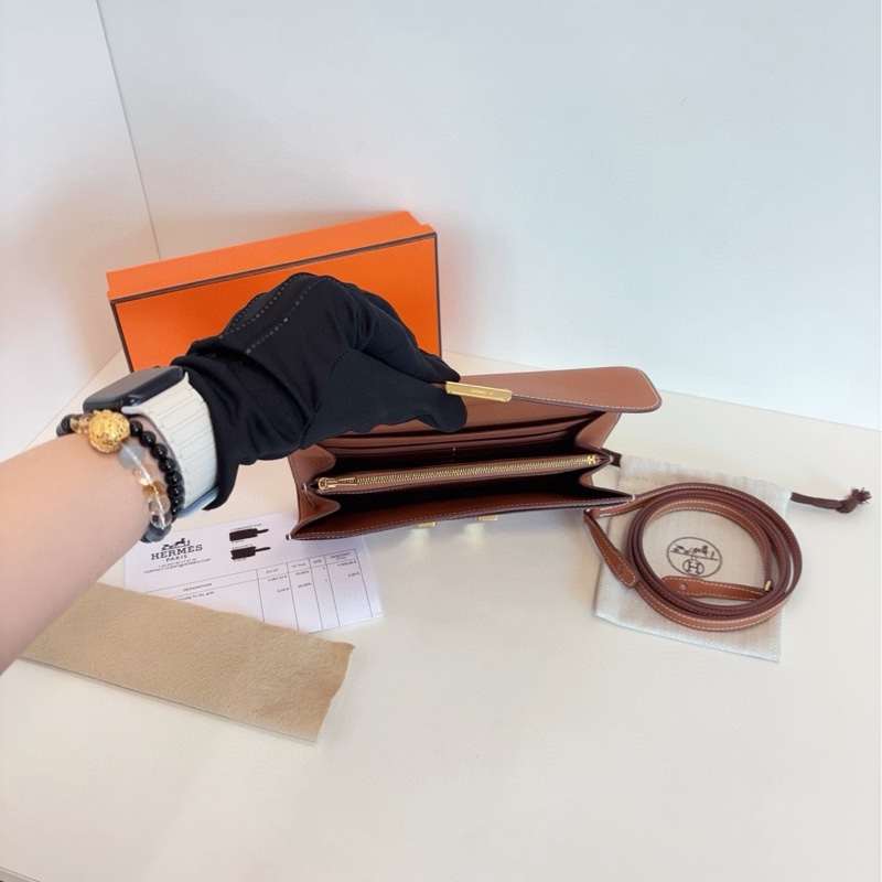 【閒置全套🆕】Hermes Constance togo 金棕色金扣 ec皮 Z刻 愛馬仕頂流小包斜挎包-6
