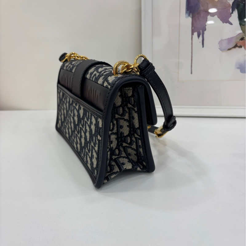 Dior迪奧 Montaigne蒙田30小號 老花鏈包 閒置有購證 尺寸：21.5×6×12cm-3