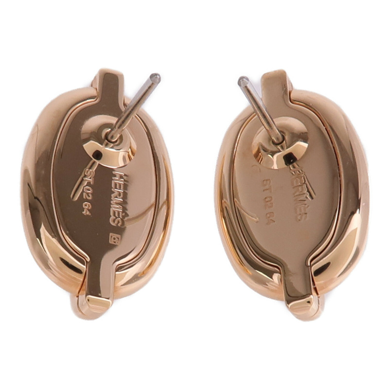 HERMES 金屬Mini Maillon耳環-1