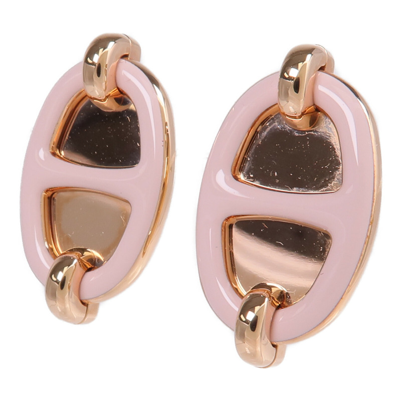 HERMES 金屬Mini Maillon耳環-2