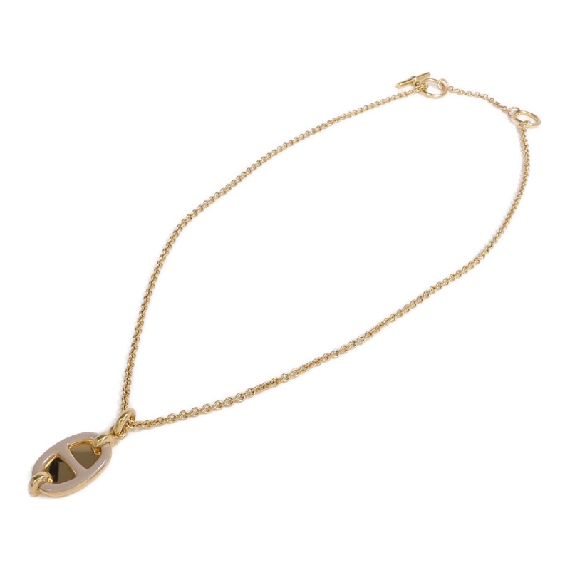 HERMES 金屬Mini Maillon項鍊-3